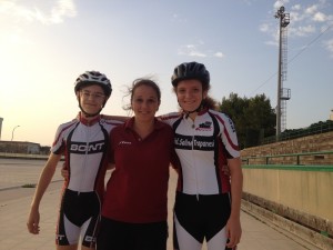 Mattia sx - Coach Valentina - Chiara dx