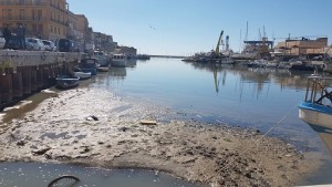 Porto Canale di Mazara insabbiato