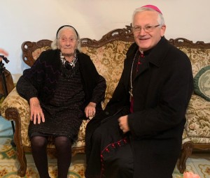 vescovo signora Giacoma 103 anni