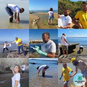 goletta verde foto in vari punti sicilia