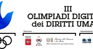 III Edizione delle Olimpiadi Digitali dei Diritti Umani tanti premi. USP di Massa Rosa e Lucca, Regione Toscana e Comune di Lucca patrocinano l’evento