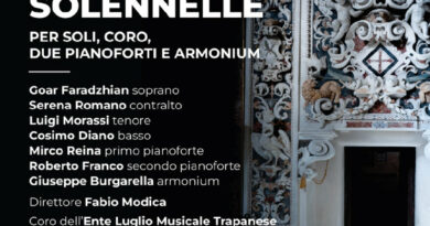 L’Ente Luglio Musicale Trapanese inaugura la 76a stagione con  la Petite Messe Solennelle di Gioachino Rossini
